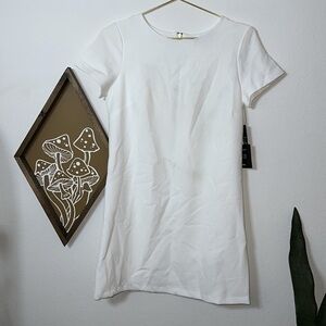 Lulus White Shift Mini Dress Sz.XS NWT!
